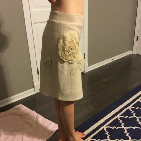 Anthropologie Knitted & knotted wool skirt - Picture 2 of 7